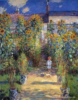 El jardín del artista en Vétheuil El jardín del artista en Vétheuil
