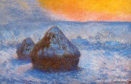 Granos al atardecer, efecto nieve Granos al atardecer, efecto nieve