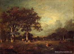 paisaje con vacas paisaje con vacas