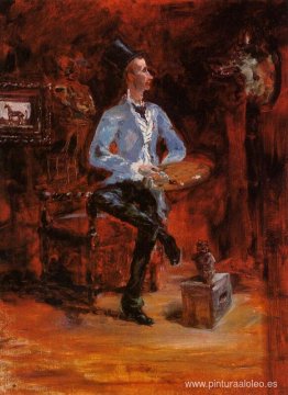 Princeteau en su estudio Princeteau en su estudio