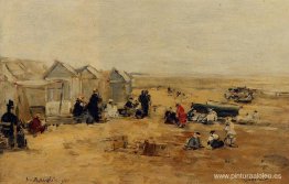 Deauville: escena de playa Deauville: escena de playa