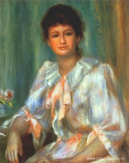 retrato, de, un, mujer joven, en, blanco retrato, de, un, mujer joven, en, blanco