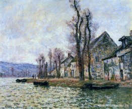 El recodo del Sena en Lavacourt, invierno El recodo del Sena en Lavacourt, invierno