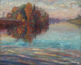 Efecto atardecer en el lago Efecto atardecer en el lago