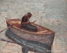 Figura en un bote de remos. Figura en un bote de remos.