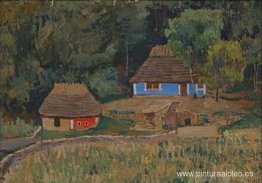 Khutir (aldea) en el bosque Khutir (aldea) en el bosque