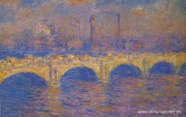 Puente de Waterloo, efecto de luz solar Puente de Waterloo, efecto de luz solar