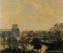 Efecto nieve del Jardín del Louvre Efecto nieve del Jardín del Louvre