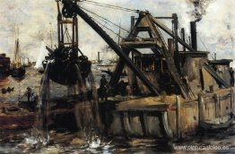 Dragado en el East River Dragado en el East River