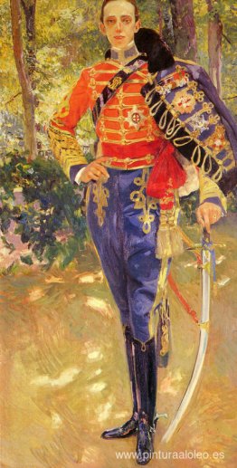 Retrato del rey Alfonso XIII con el uniforme de los húsares Retrato del rey Alfonso XIII con el uniforme de los húsares