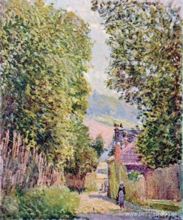 Una calle en Louveciennes Una calle en Louveciennes