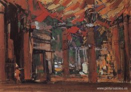 El palacio y el puerto. El palacio y el puerto.