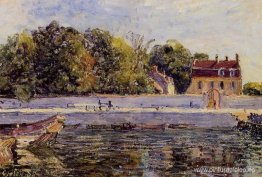 Casa de San Mamés en el Canal du Loing Casa de San Mamés en el Canal du Loing
