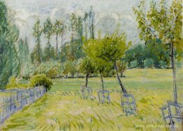 Estudio de los manzanos en Eragny Estudio de los manzanos en Eragny