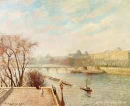 El Louvre, Luz del sol de invierno, Mañana, 2.ª versión El Louvre, Luz del sol de invierno, Mañana, 2.ª versión