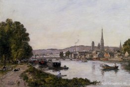 Rouen, vista sobre el río Sena Rouen, vista sobre el río Sena