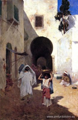 Escena callejera Tánger Escena callejera Tánger
