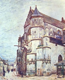 Iglesia de Moret después de la lluvia Iglesia de Moret después de la lluvia