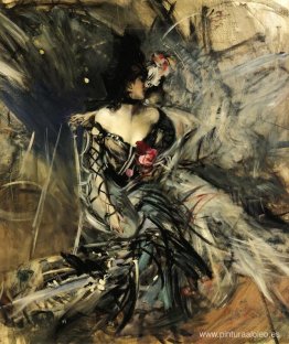 Bailarina española en el Moulin Rouge Bailarina española en el Moulin Rouge