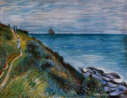 En los acantilados, Langland Bay, Gales En los acantilados, Langland Bay, Gales