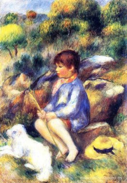niño junto al río niño junto al río