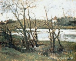 paisaje con lago paisaje con lago