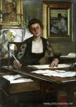 Retrato de la esposa del artista. Retrato de la esposa del artista.