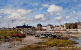 El puerto de Trouville, marea baja El puerto de Trouville, marea baja