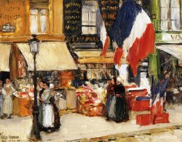 Día de la Bastilla, Boulevard Rochechouart, París Día de la Bastilla, Boulevard Rochechouart, París