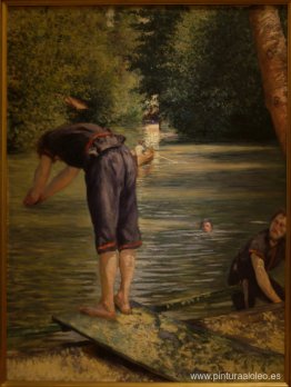 Bañistas a orillas del Yerres Bañistas a orillas del Yerres