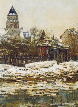 Vetheuil, La Iglesia en invierno Vetheuil, La Iglesia en invierno