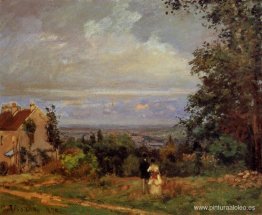 Paisaje cerca de Louveciennes Paisaje cerca de Louveciennes