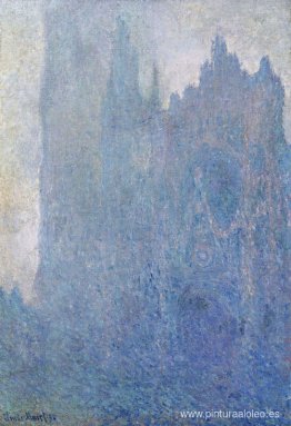 Catedral de Rouen en la niebla Catedral de Rouen en la niebla