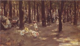 Parque infantil en el parque Tiergarten de Berlín Parque infantil en el parque Tiergarten de Berlín