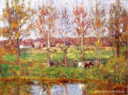 Vacas junto al arroyo Vacas junto al arroyo