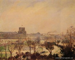 El efecto nieve de los jardines de las Tullerías El efecto nieve de los jardines de las Tullerías