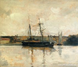 Barcos de vela, el puerto de Dieppe Barcos de vela, el puerto de Dieppe