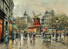 El Moulin Rouge Place Blanche en Montmartre El Moulin Rouge Place Blanche en Montmartre