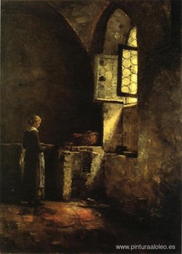 Un rincón en la antigua cocina del claustro de Mittenheim Un rincón en la antigua cocina del claustro de Mittenheim