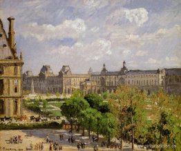 Place du Carrousel, los jardines de las Tullerías Place du Carrousel, los jardines de las Tullerías