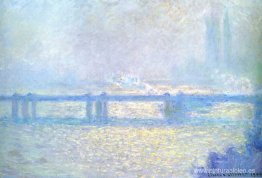 Puente de Charing Cross, tiempo nublado Puente de Charing Cross, tiempo nublado