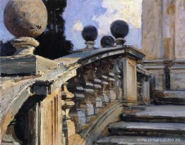 Las escaleras de la Iglesia de S. S. Domenico-e-Siste en Roma Las escaleras de la Iglesia de S. S. Domenico-e-Siste en Roma