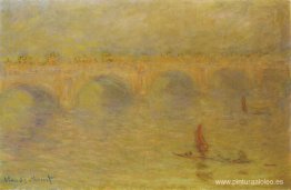 Puente de Waterloo, efecto de luz solar Puente de Waterloo, efecto de luz solar