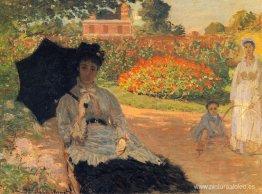 Camille Monet en el jardín Camille Monet en el jardín