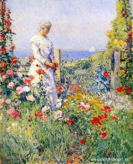 En el jardín (también conocida como Celia Thaxter en su jardín En el jardín (también conocida como Celia Thaxter en su jardín