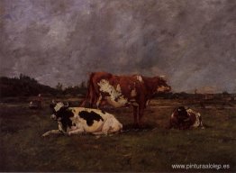 Vacas en el pasto Vacas en el pasto