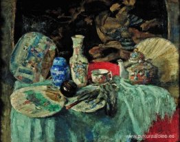 Porcelana China con Abanicos Porcelana China con Abanicos