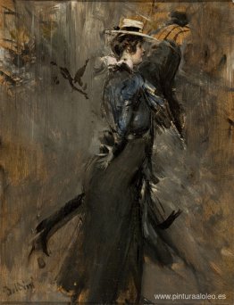 Dama con gorro de paja (paseo matutino) Dama con gorro de paja (paseo matutino)