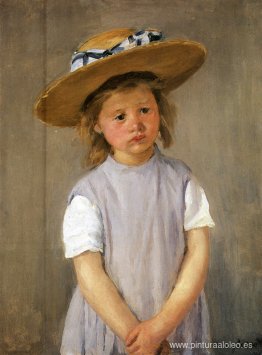 Niño con sombrero de paja Niño con sombrero de paja