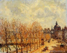 El muelle de Malaquais por la mañana, tiempo soleado El muelle de Malaquais por la mañana, tiempo soleado